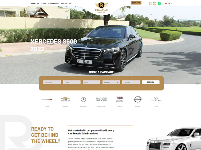 Wordpress Website Design for Royal Plus