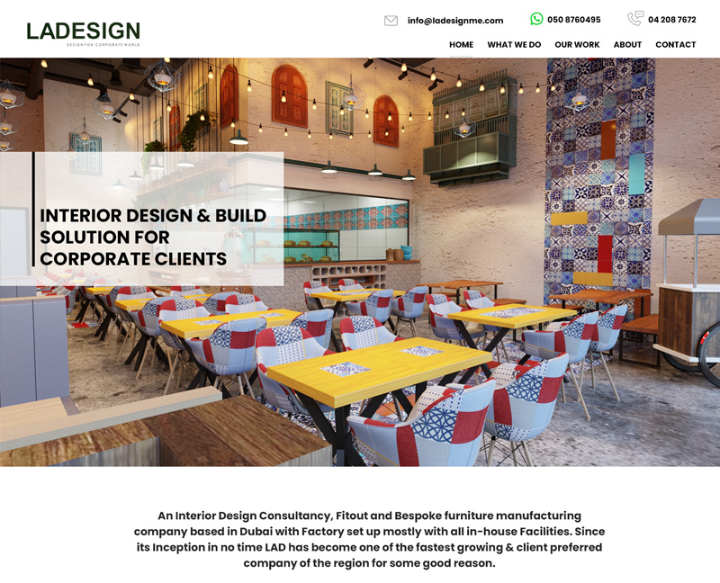 Creative design and web UI UX interface mockup services in Dubai